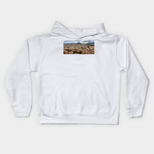 Colourful Athens Beneath a Turbulent Sky Kids Hoodie